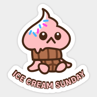 Ice cream Sunday Sticker